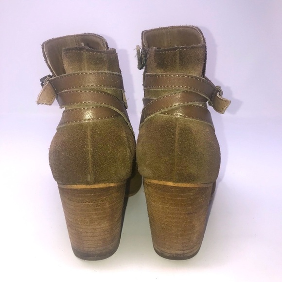 BP Women's Leather Booties – Brown Size: 7 - Picture 6 of 9